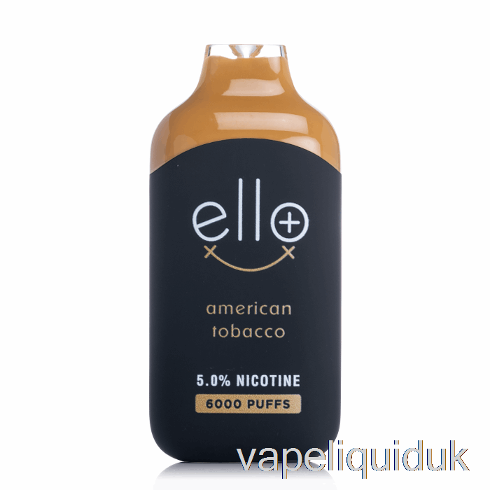 BLVK ELLO Plus 6000 Disposable American Tobacco Vape Juice